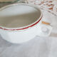 White and gold bistro chocolate cups