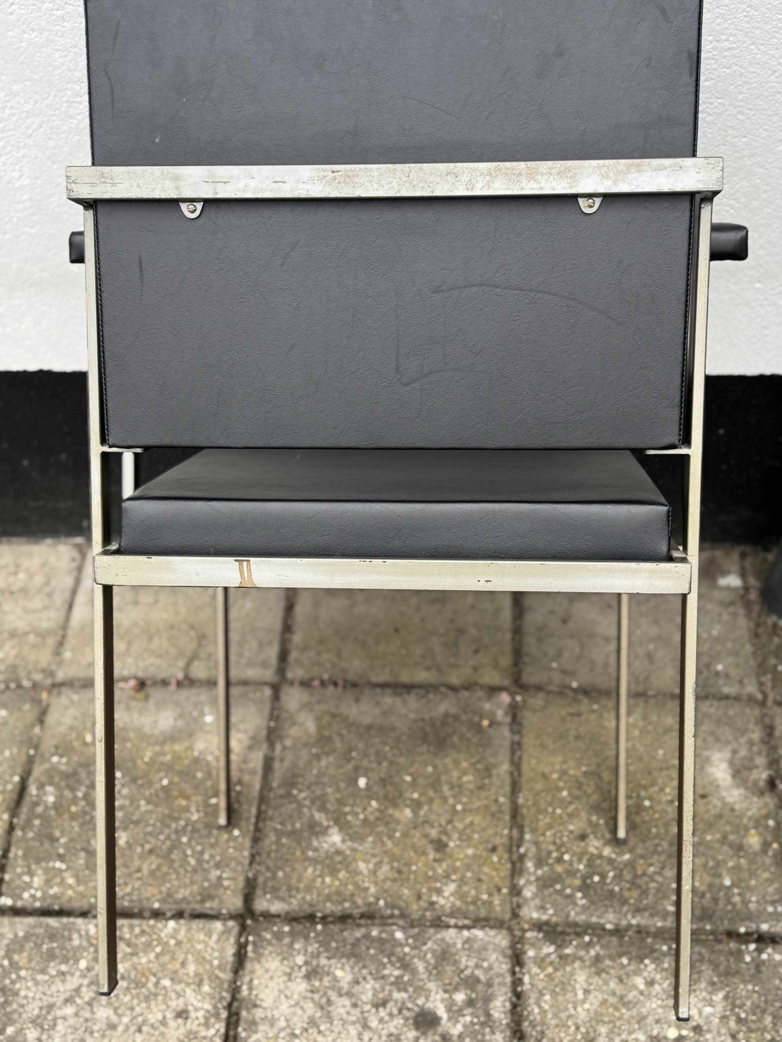 Mcm leatherette armchair