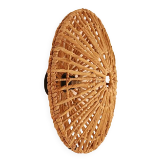 Bamboo sconce light 40x16cm natural