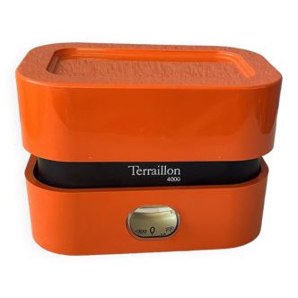 Balance Terraillon design Marco Zanuso space age orange  - 4kg
