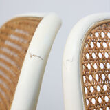 4 No 811 Bentwood and cane chairs by Josef Hoffman