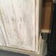 White patinated wardrobe