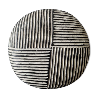 Traditional round shield bamileke