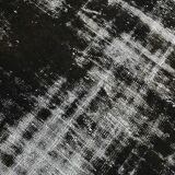 Black & gray antique handmade Turkish rug 259x175cm