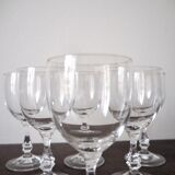 Set of 6 wine glasses