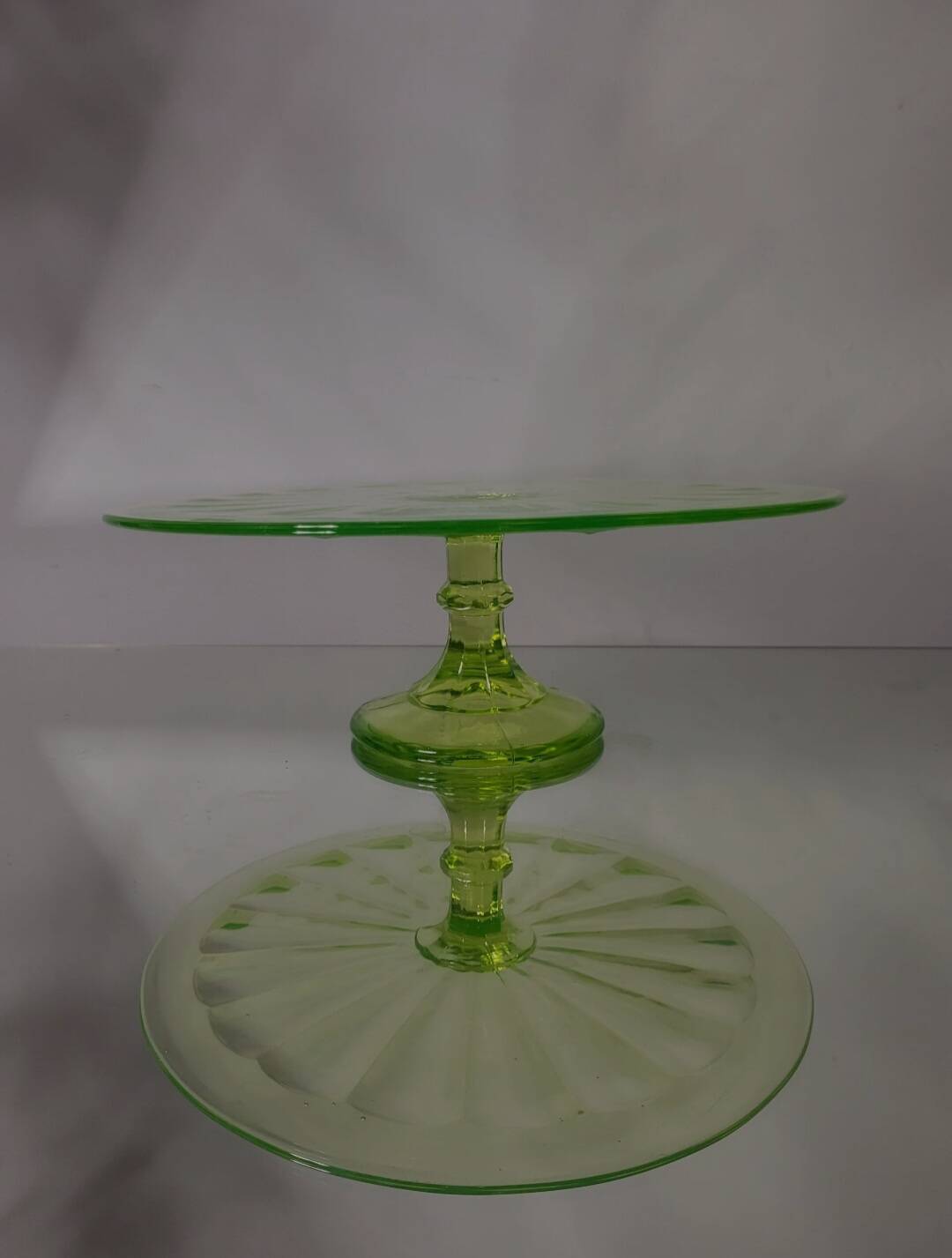 Uranium d'annagroen art déco émaillé taartschotel, Ø 31 cm