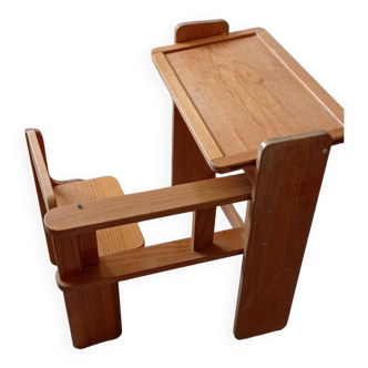 Bureau enfant pliable trama fin des années 70