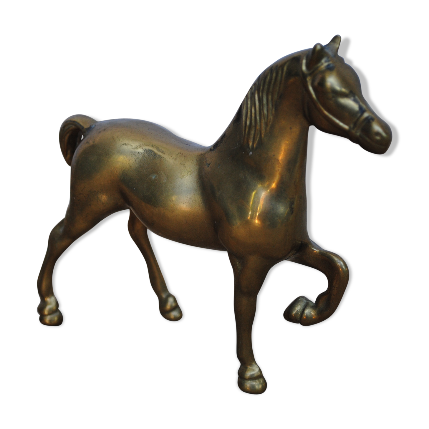 Brass horse
