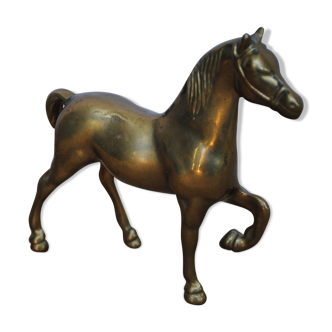 Brass horse