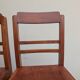 Lot de 3 chaises anciennes estampillé PTT