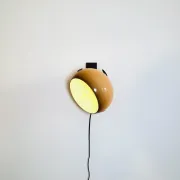 Sphere Rotating Wall Lamp By Dijkstra, The Netherlands, 1970S