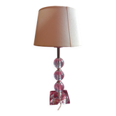 VINTAGE LAMP GLASS BASE