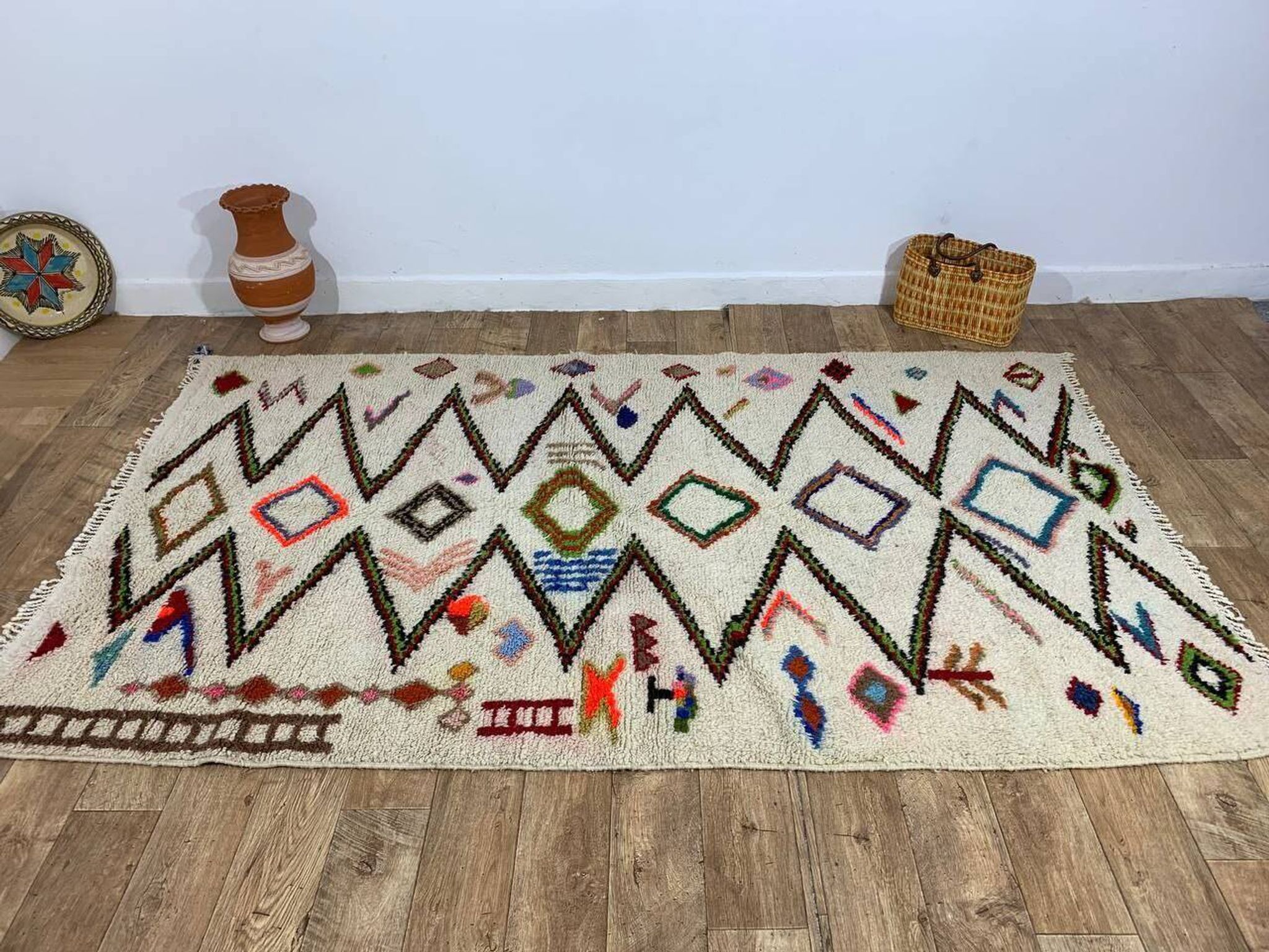 Tapis Berbère Marocain Artisanal fait main 270 X 160 CM