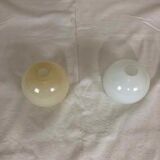 Pair of old ball lampshade