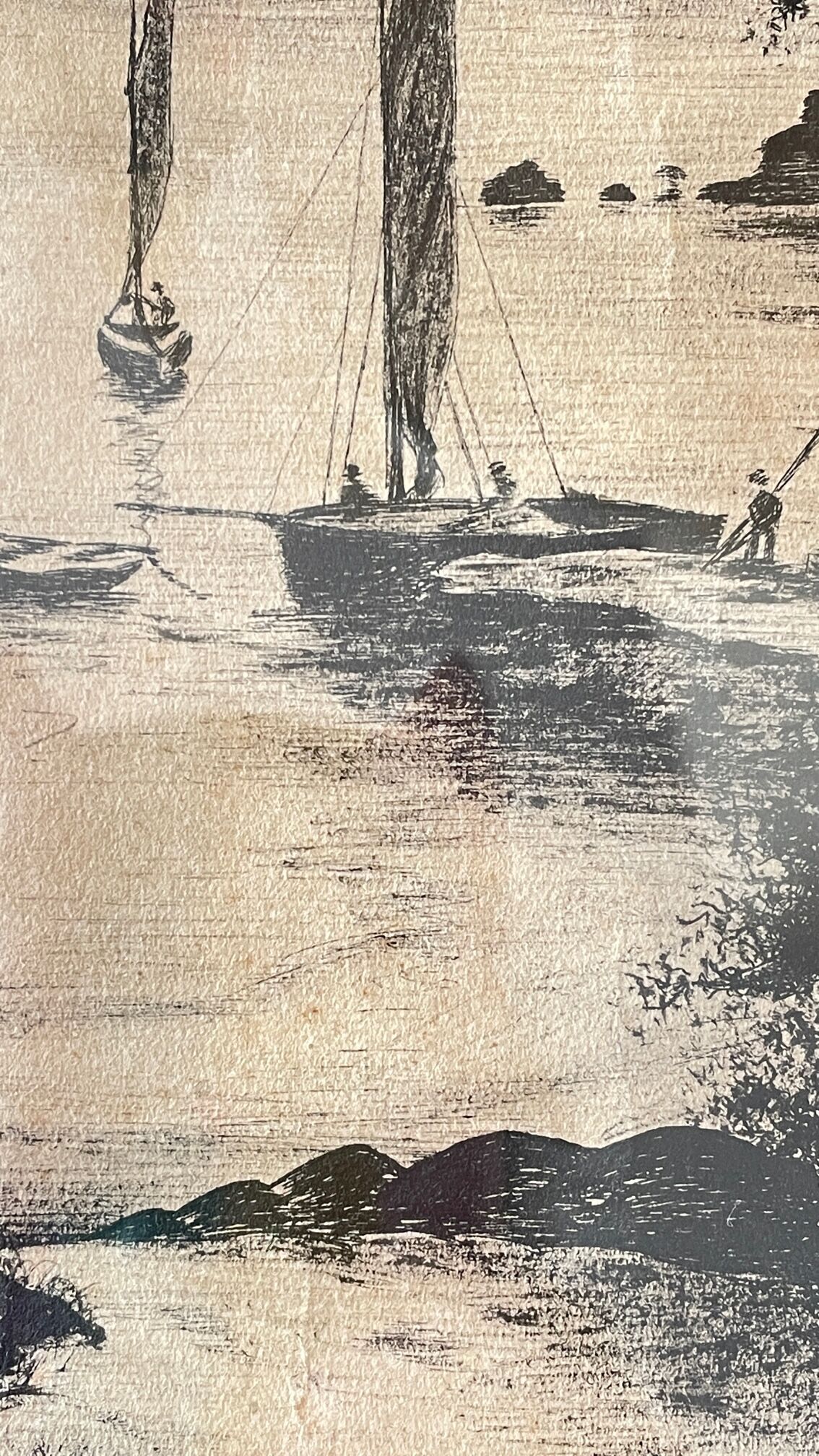 Indian ink painting on paper 1927