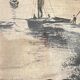Tableau encre de chine sur papier 1927