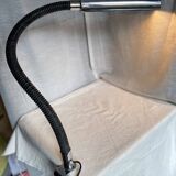 Flexible design lamp 1980 chrome and rubber