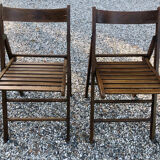 Pair of folding chairs