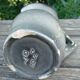 Pichet vase in earthenware of Blois Glazed Color Gray and Bordeaux