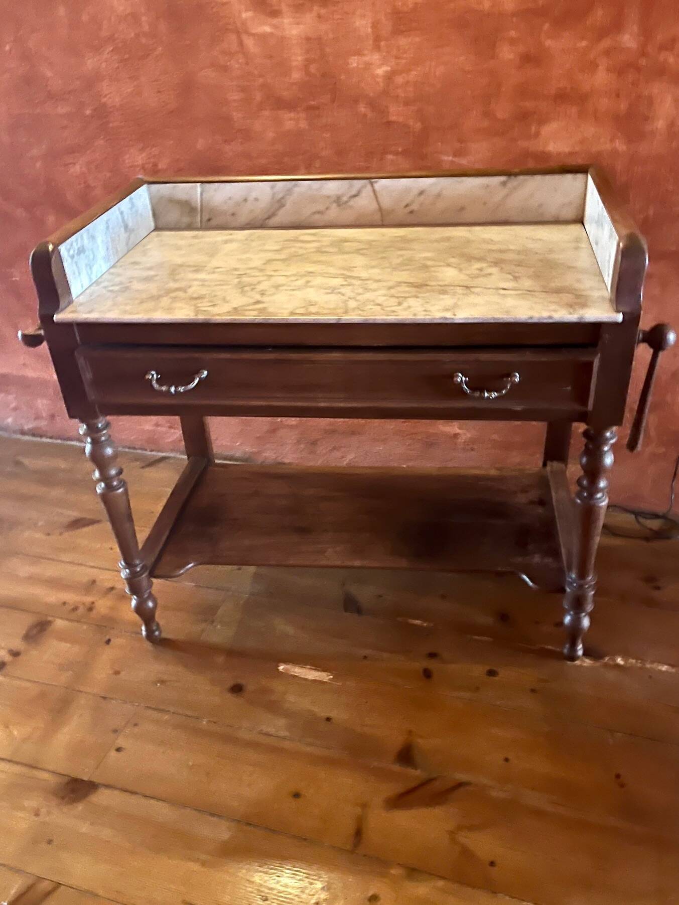 Marble top dressing table
