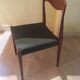 Set of 4 chairs scandinavian teak 60s