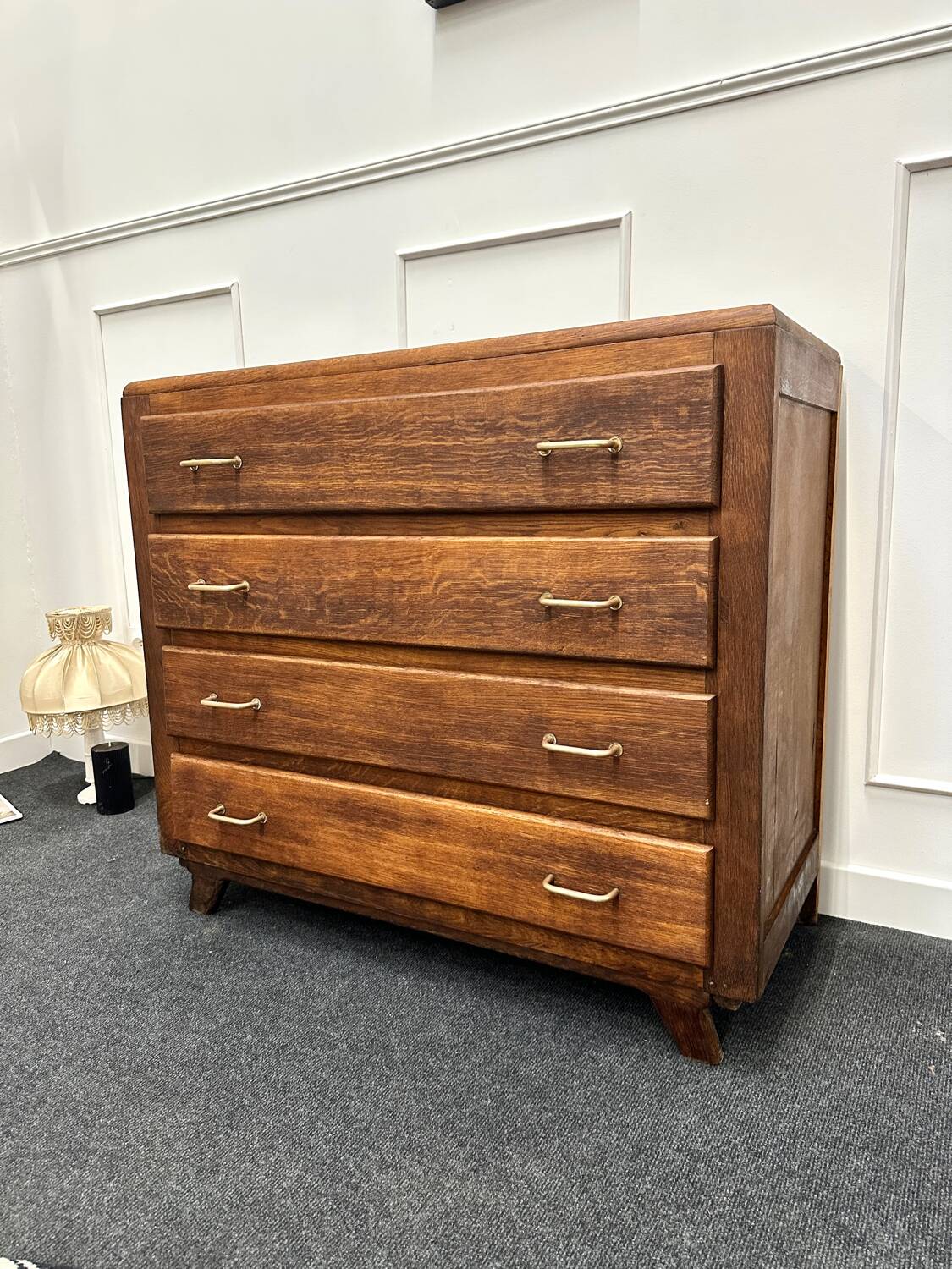 Commode pieds compas vintage