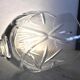 Set of 12 cut crystal wine glasses