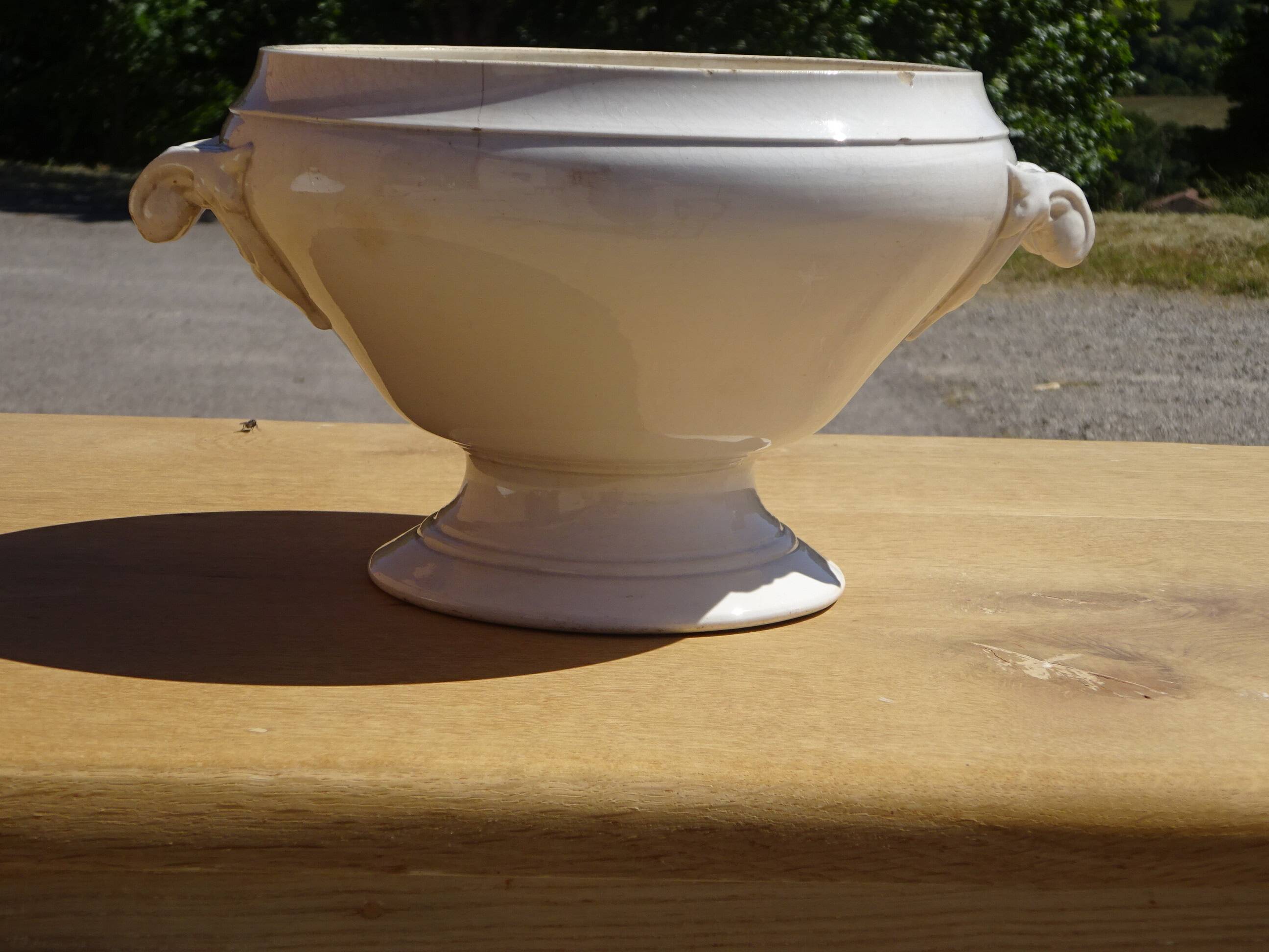 Old soup tureen, Digoin/Sarreguemines