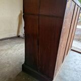 Mahogany and mahogany veneer sideboard - English work from the Victorian period - Circa 1870-1880