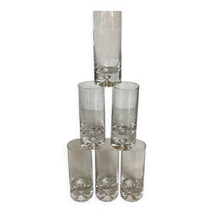 6 petits verres à shot - kosta boda