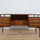 Mid-Century Freestanding Teak Desk, 1960s