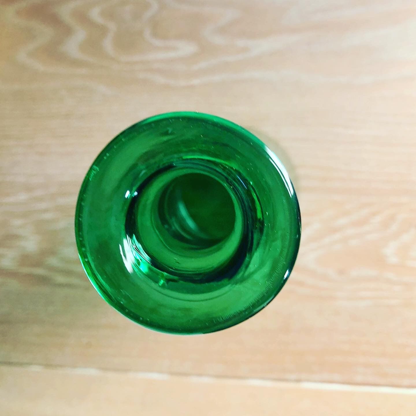 Carafe green glass