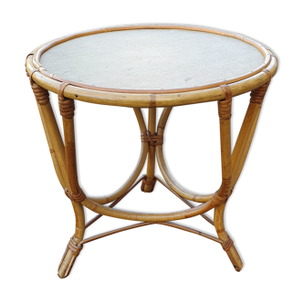 Rattan coffee table