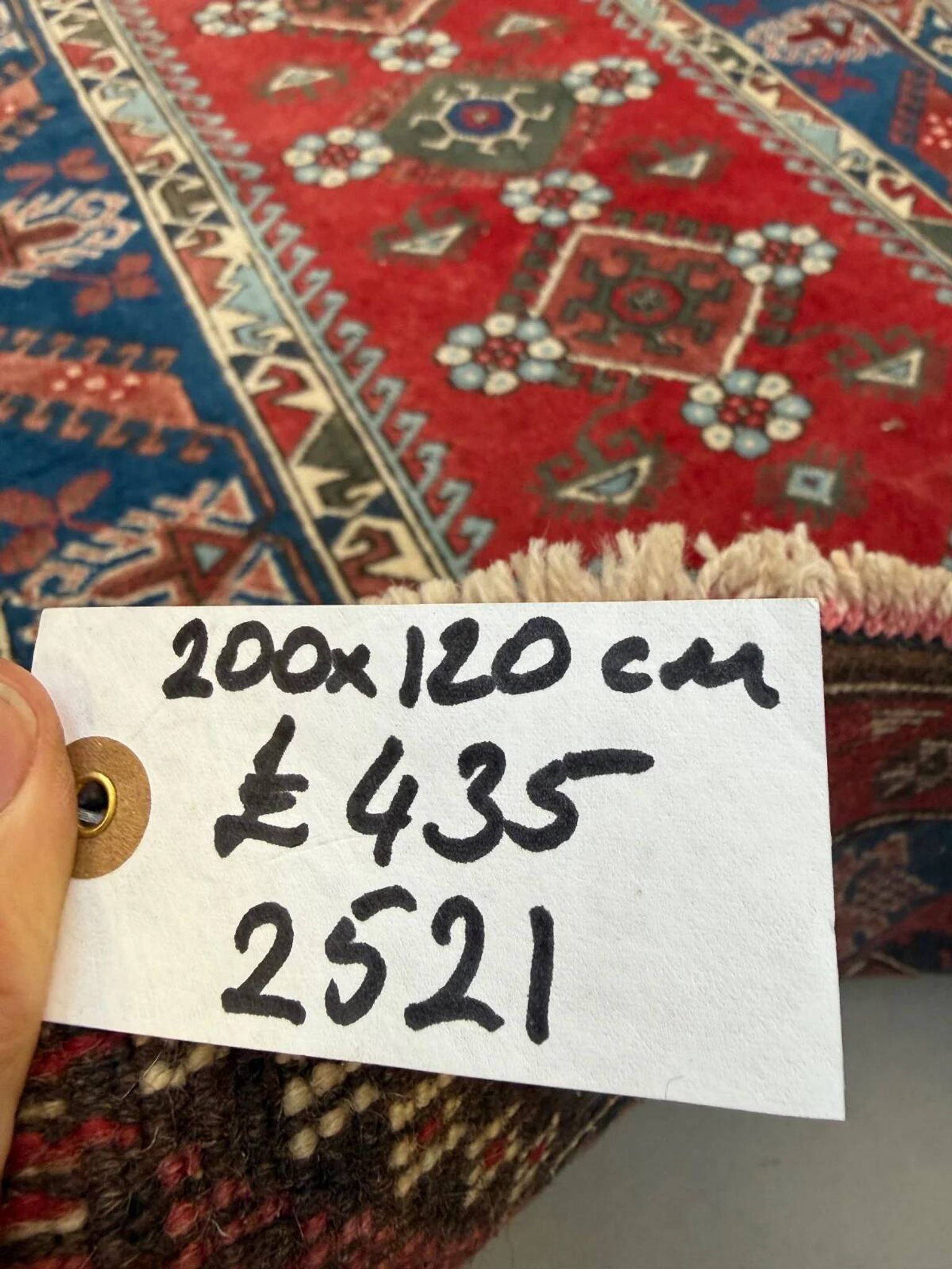Turkish tribal rug natural dyes 200x120 cm vintage Turkish carpet 2521