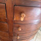 Art Deco work cabinet with 12 drawers in solid wood