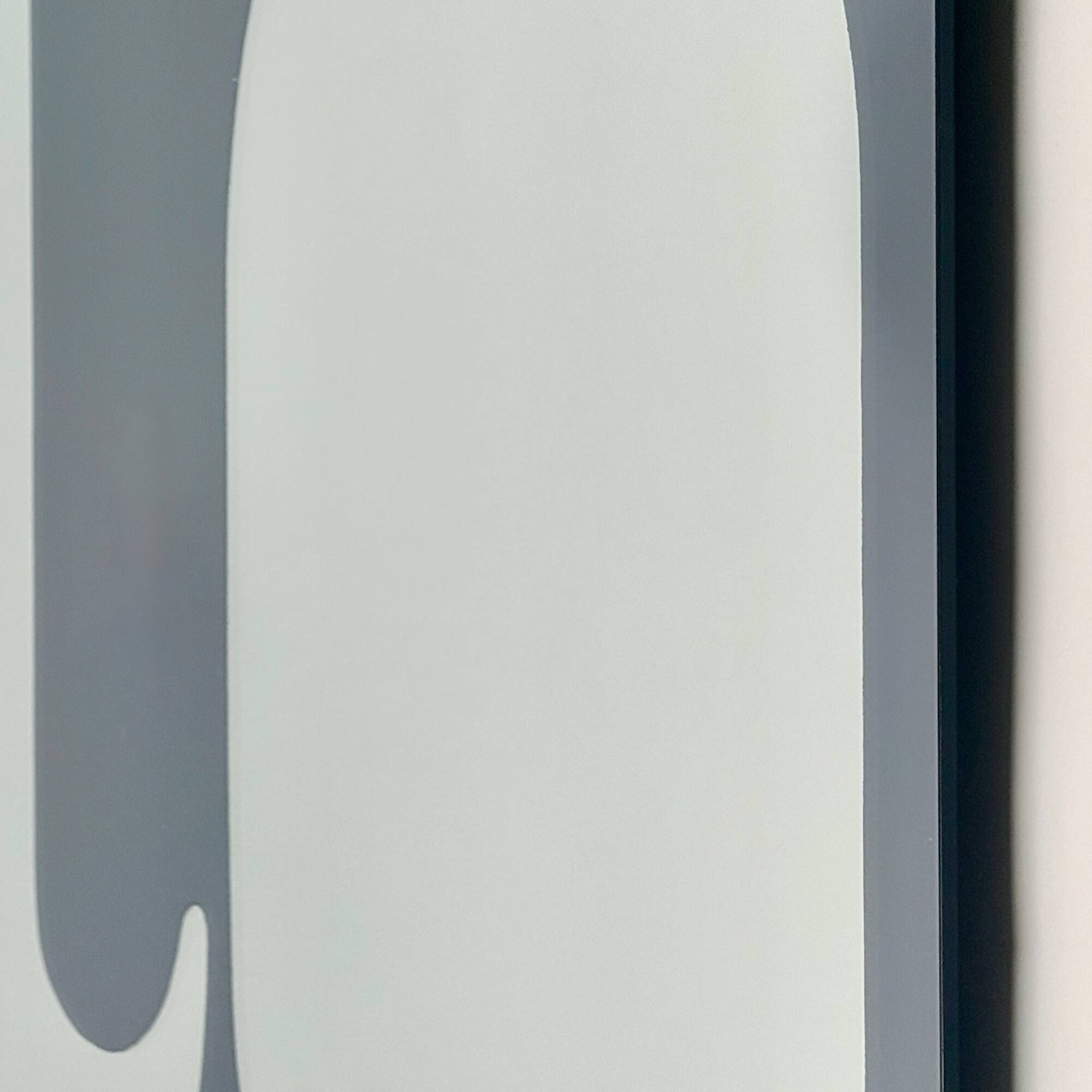 IO typographic mirror by Giuseppe Raimondi, 1970s