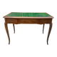 Petit Bureau Plat en Bois Massif de style Louis XV .