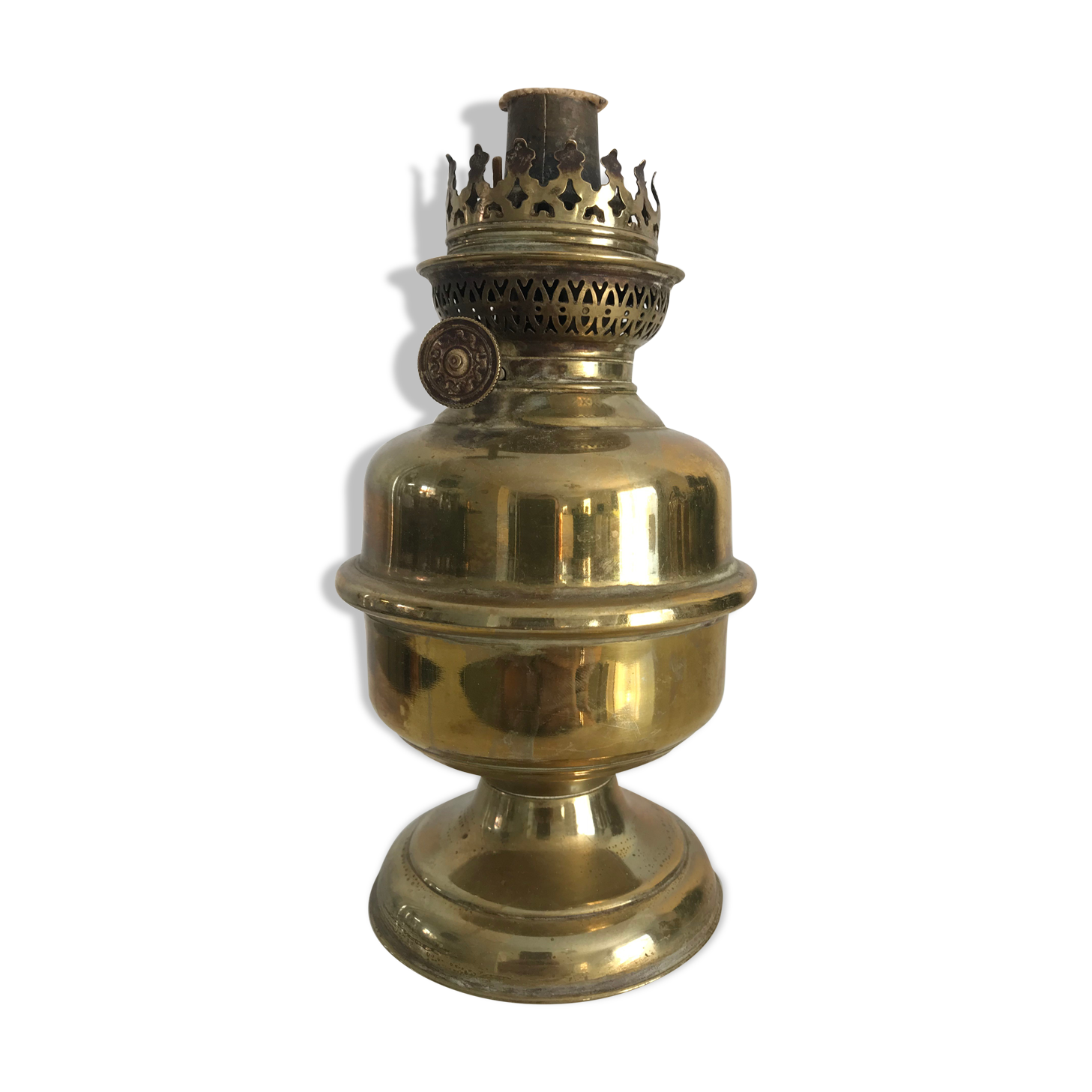Lampe à pétrole laiton