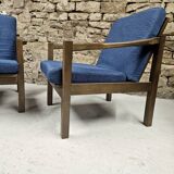 Pair of vintage 1970s armchairs