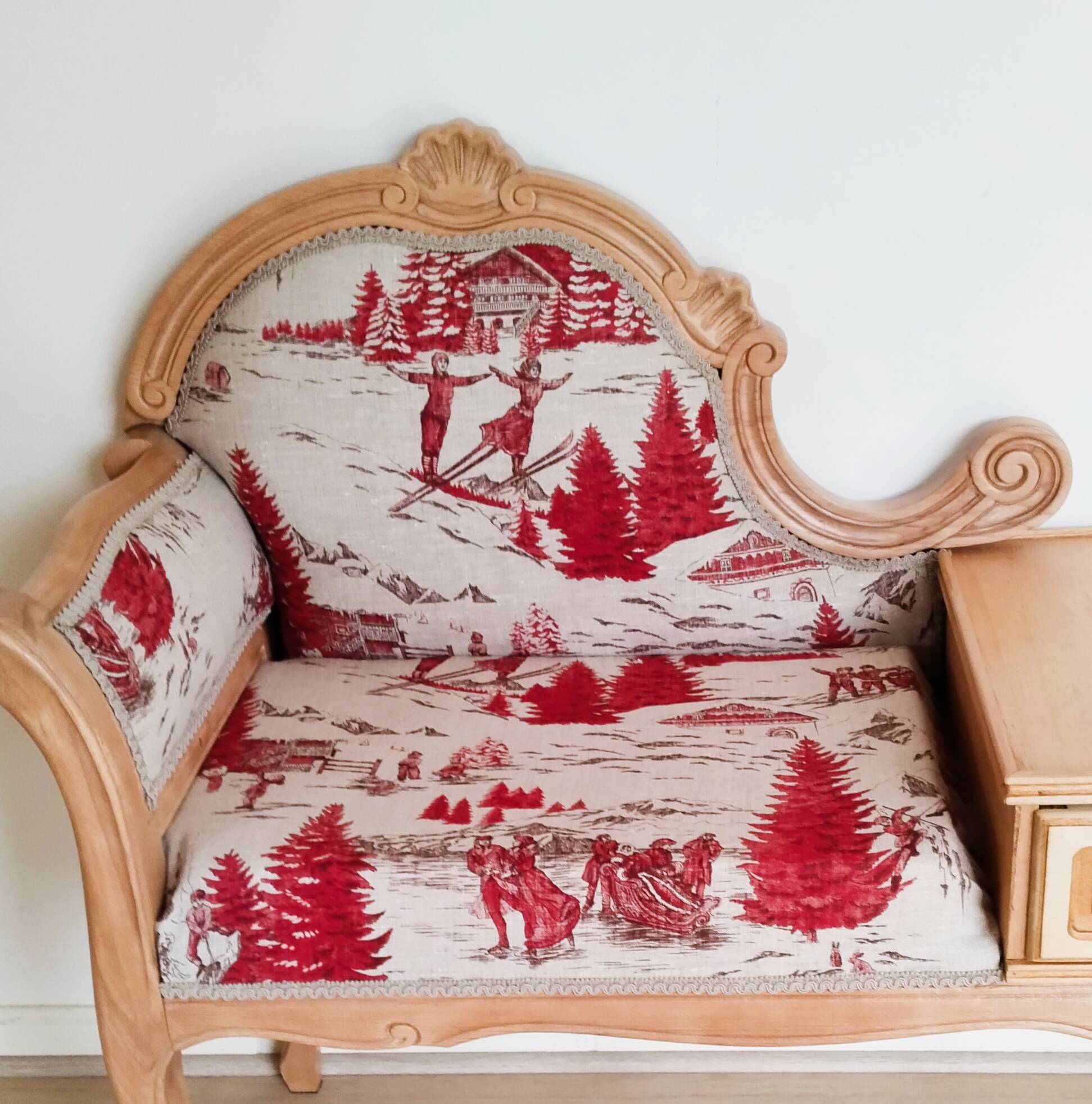 Telephone armchair bench