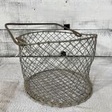 Round steel basket