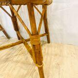 Bamboo chairs & rattan circa 60s/70s