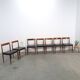 Ensemble design de chaises Lubke en bois de rose 7x