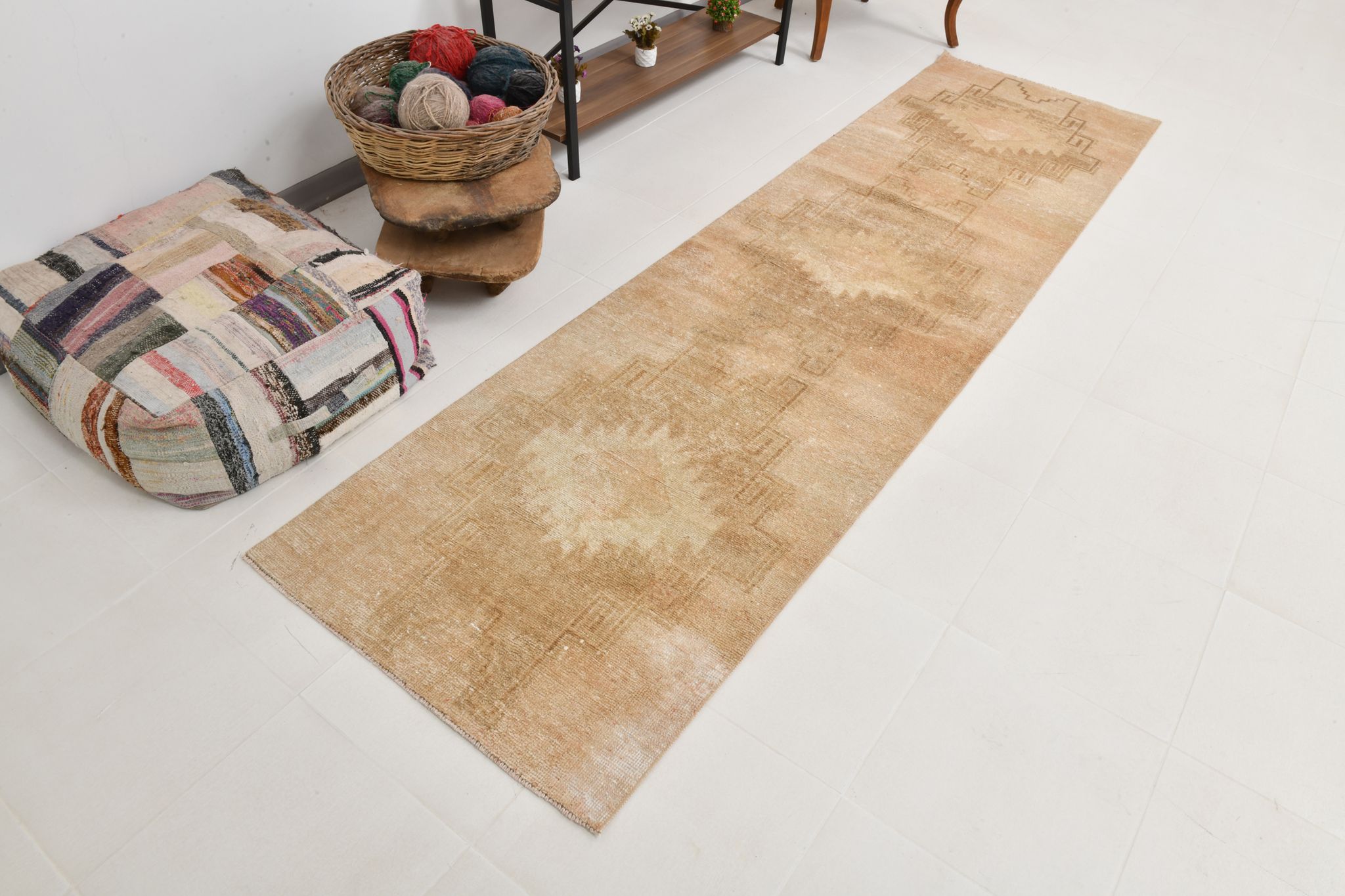 Tapis coureur turc oriental, 86x312cm