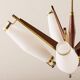 Italian mid century chandelier atr. to Stilux Milano, 1950s