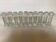 10 antique moulded glass knife rests