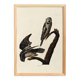 Poster about the Hawk Owl, based on an old engraving from 1827.