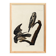 Poster about the Hawk Owl, based on an old engraving from 1827.