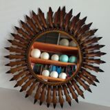 Metal sun mirror, 44 cm