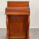20th century Davenport desk with walnut piano top